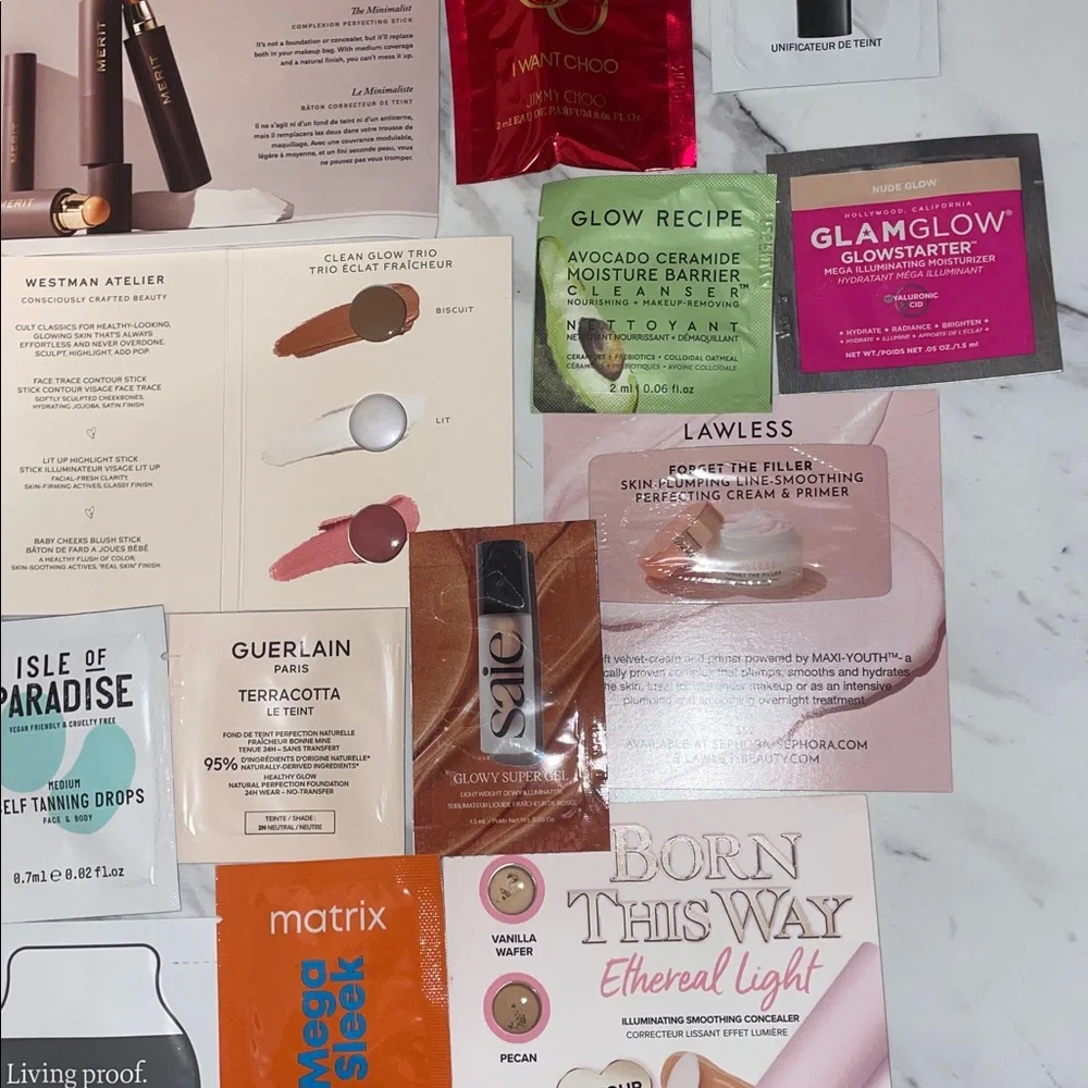 Luxury Beauty Makeup & Skincare Sample Bundle | Guerlain, Merit, Westman + More - Picture 8 of 10